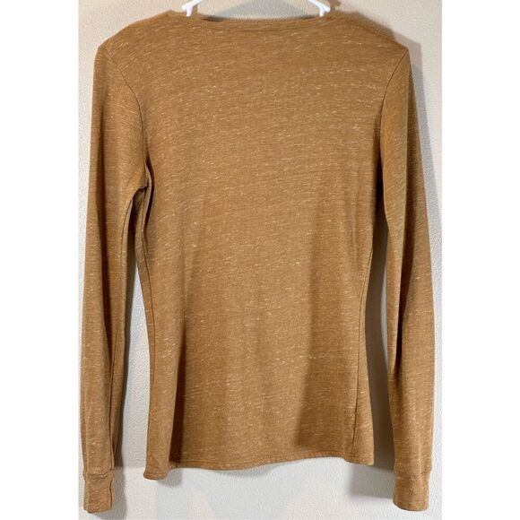 Albion Heathered Brown Long Sleeve Top - Picture 3 of 8